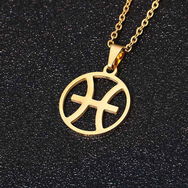 Zodiac Pendant Necklace – 12 Astrology Sign Charms for Cosmic Queens