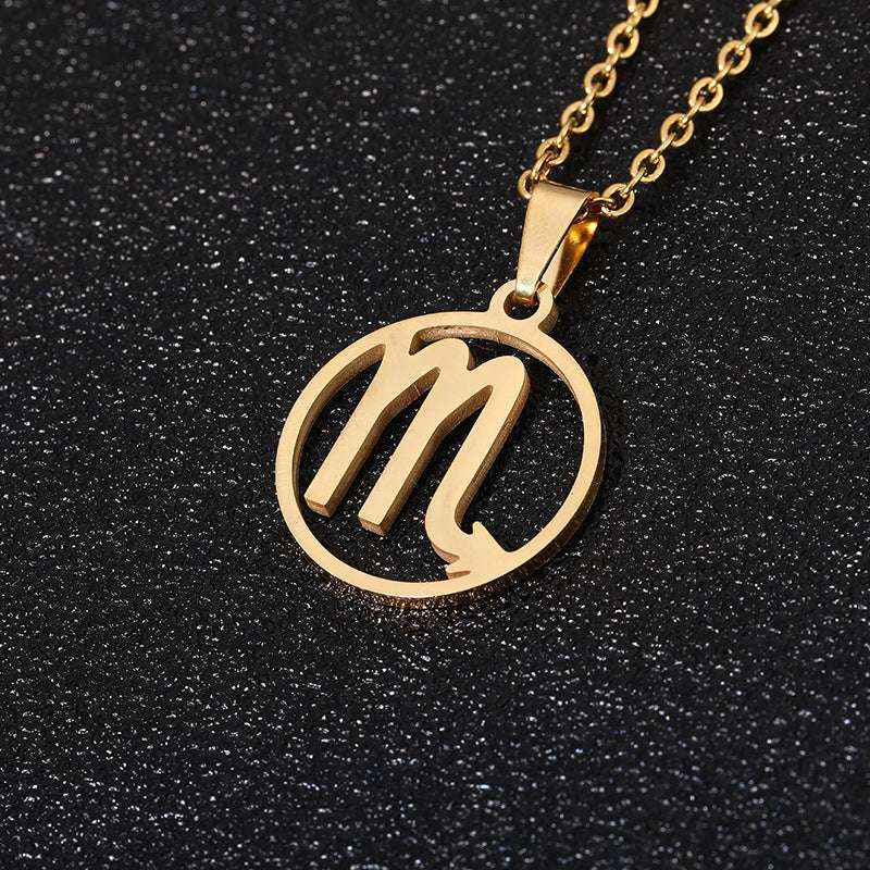 Zodiac Pendant Necklace – 12 Astrology Sign Charms for Cosmic Queens