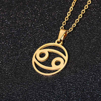 Zodiac Pendant Necklace – 12 Astrology Sign Charms for Cosmic Queens